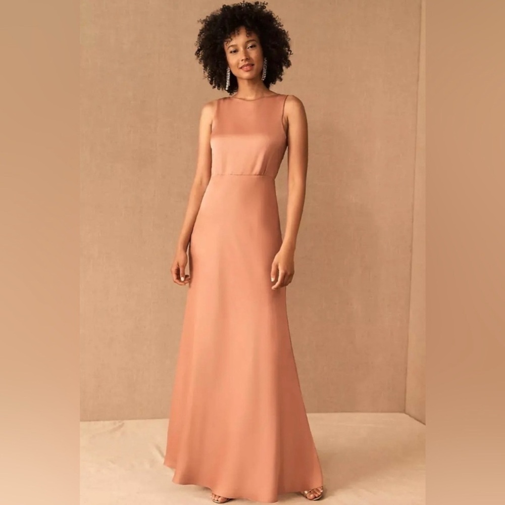 Sachin + Babi Sleeveless Peach Maxi Dress